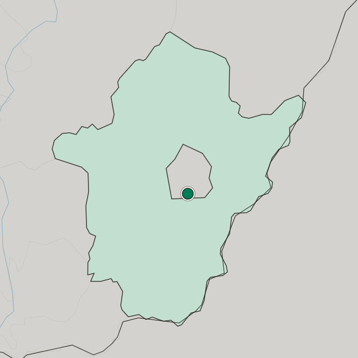 Map showing Békéscsaba — In Bekes County