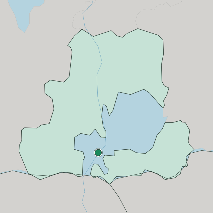 Map showing Szeged — In Csongrád megye