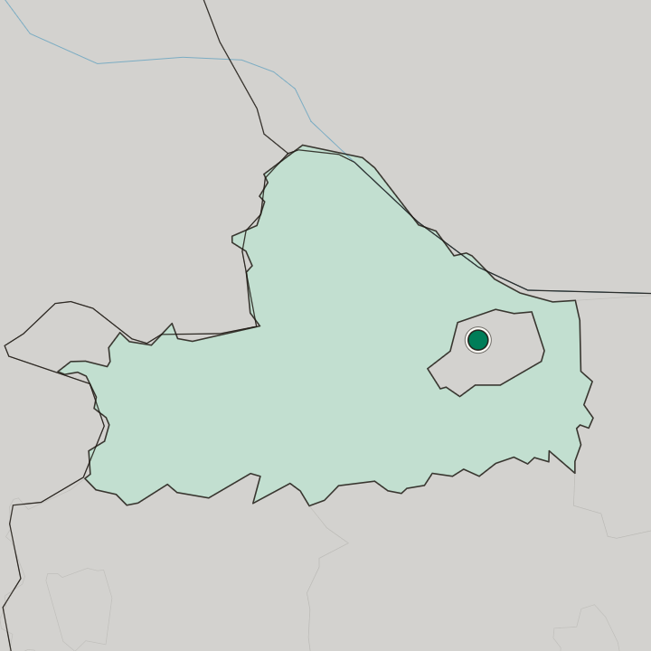 Map showing Győr — In Győr-Moson-Sopron megye