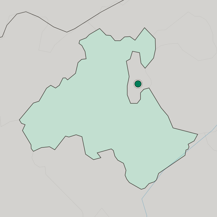 Map showing Eger — In Heves megye