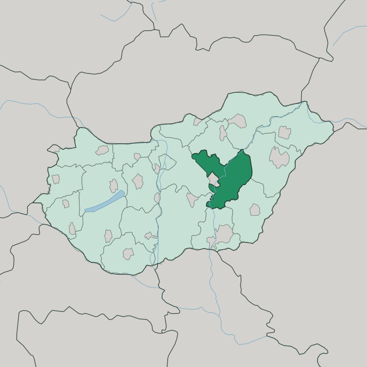 Map showing Jász-Nagykun-Szolnok — In Hungary