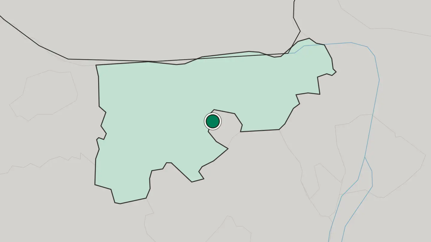 Map of Tatabánya in Hungary