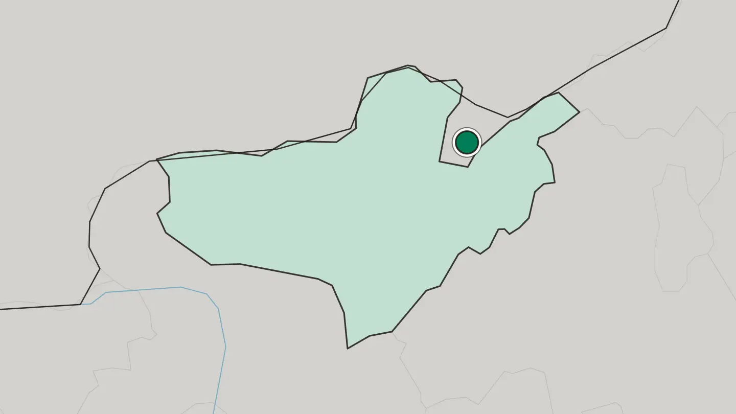 Map of Salgótarján in Hungary