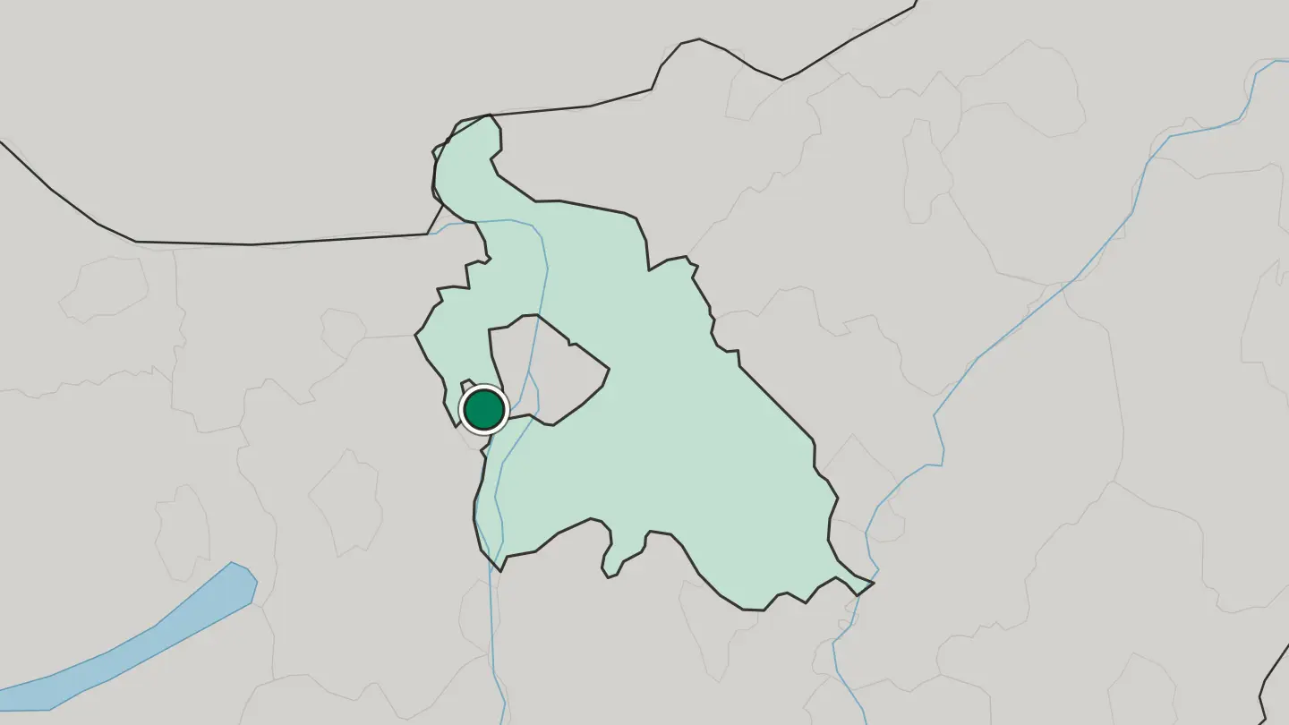Map of Érd in Hungary