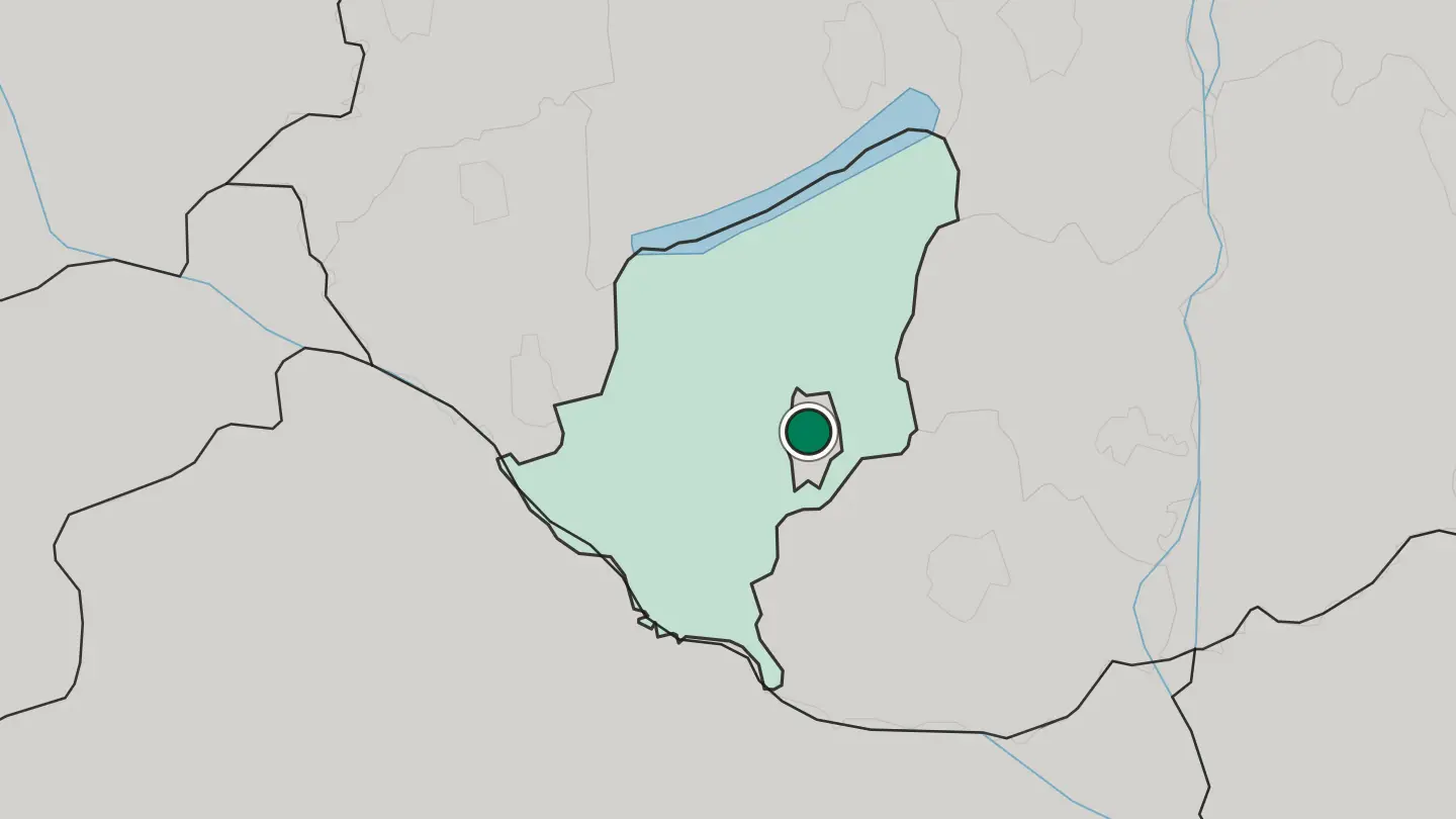 Map of Kaposvár in Hungary