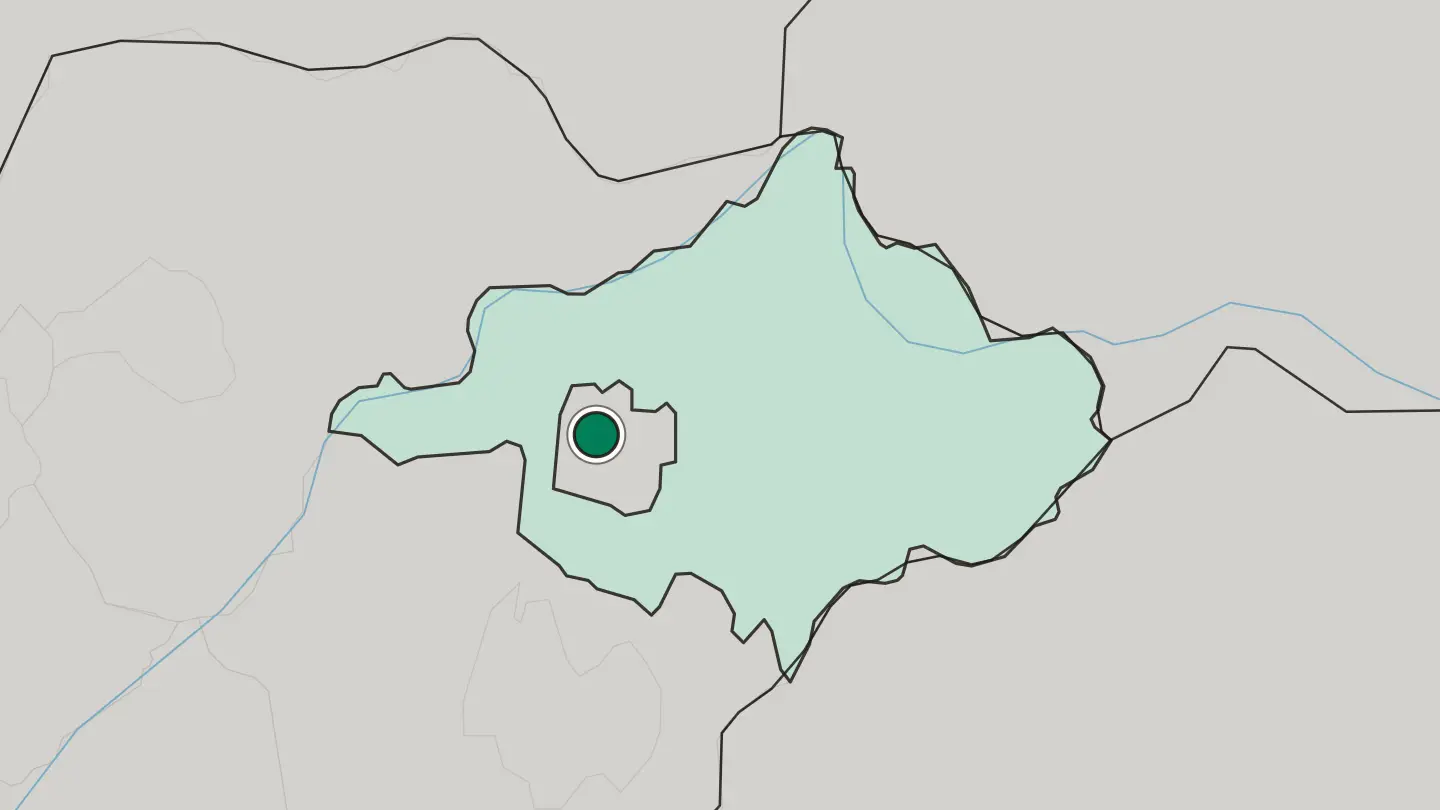 Map of Nyíregyháza in Hungary
