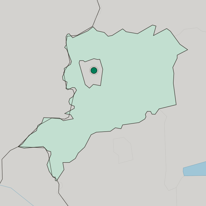 Map showing Szombathely — In Vas megye