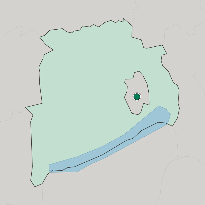 Map showing Veszprém — In Veszprém megye