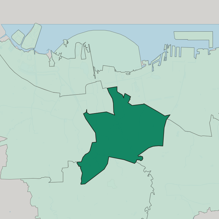 Map showing Central Jakarta — In Jakarta