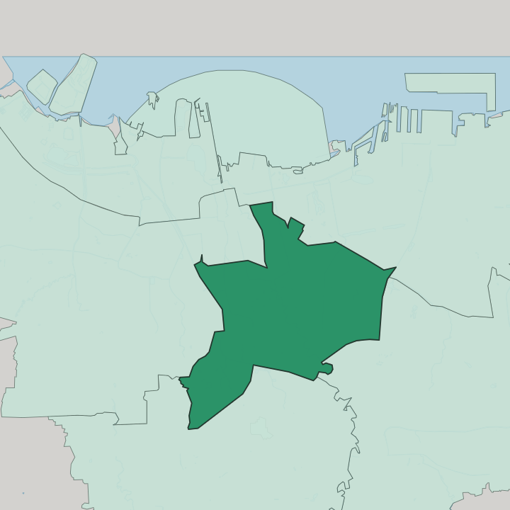 Map showing Central Jakarta — In Jakarta