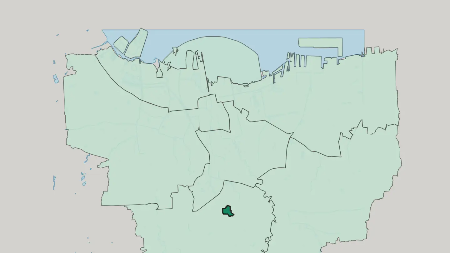 Map of Mega Kuningan in Jakarta