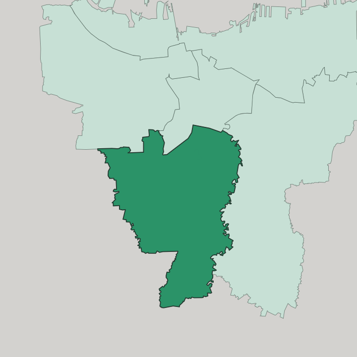 Map showing South Jakarta — In Jakarta