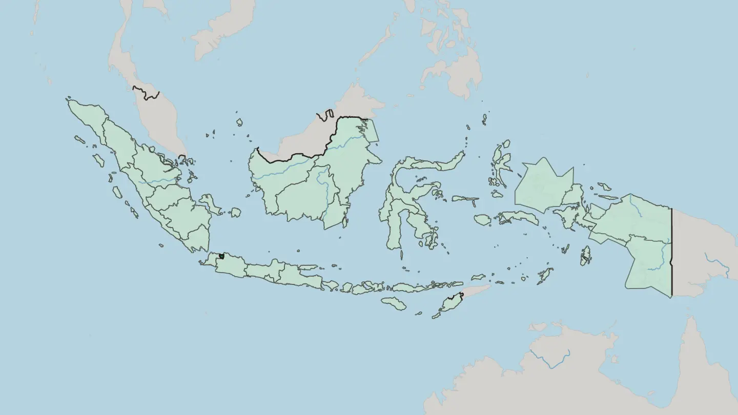 Map of Daerah Khusus Ibukota Jakarta in Indonesia