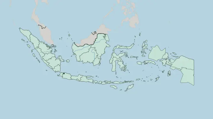 Map of Daerah Khusus Ibukota Jakarta in Indonesia