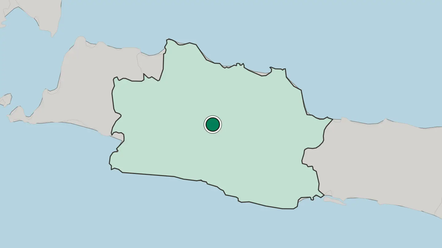 Map of Cimahi in Indonesia
