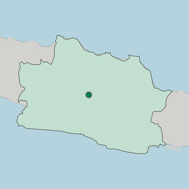 Map showing Cimahi — In Jawa Barat