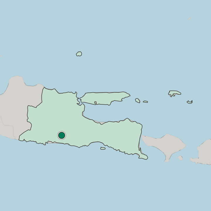 Map showing Blitar — In Jawa Timur