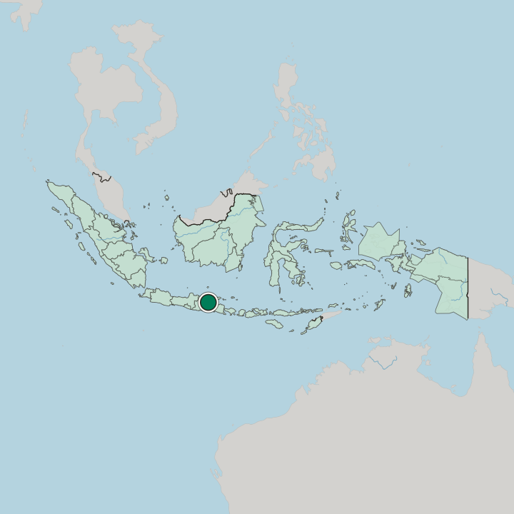 Map showing Sidoarjo — In Indonesia
