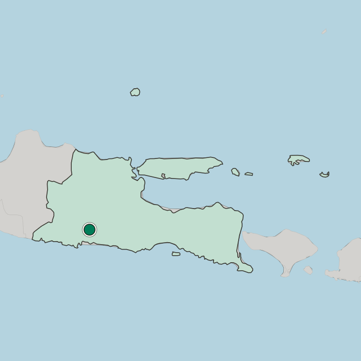 Map showing Tulungagung — In Jawa Timur