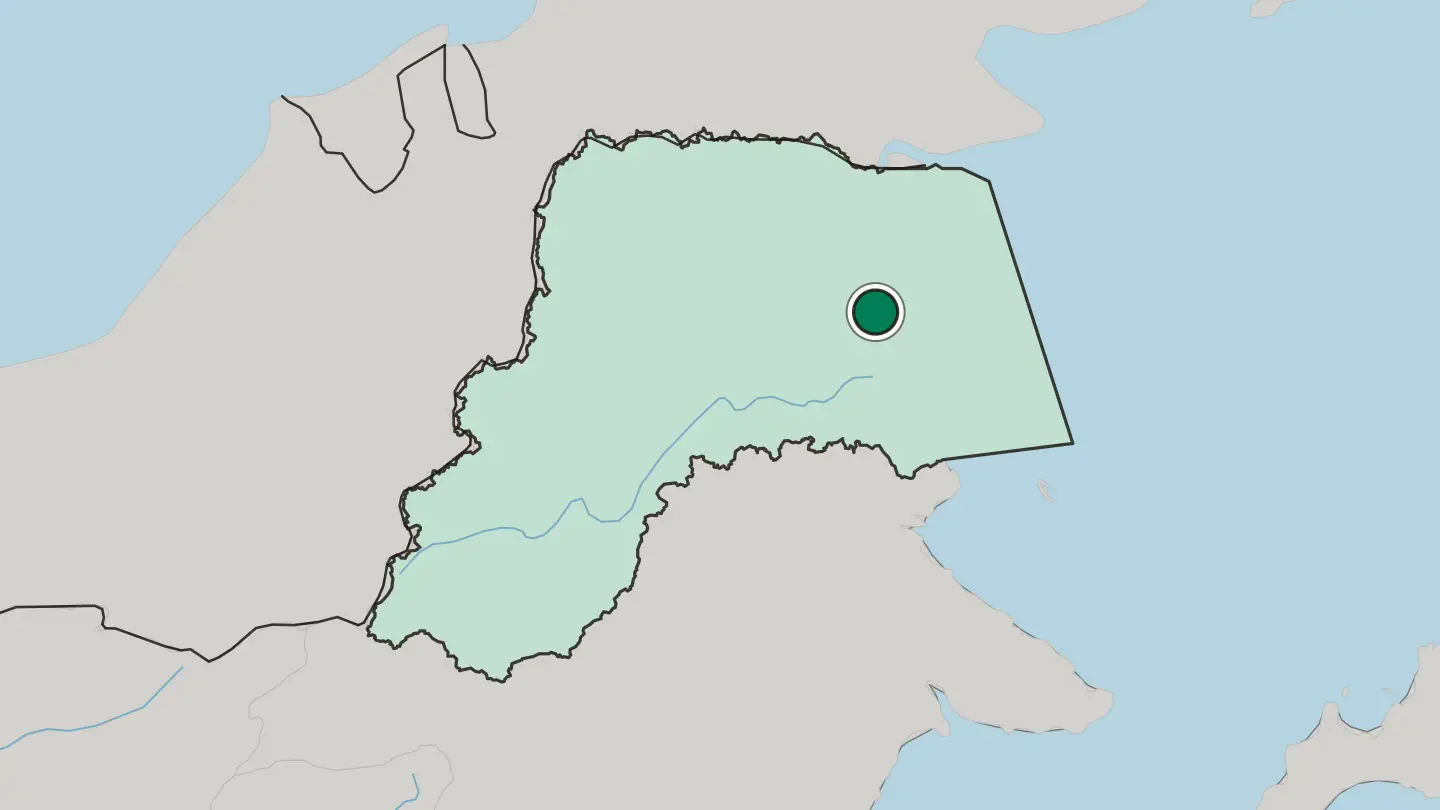 Map of Tarakan in Indonesia