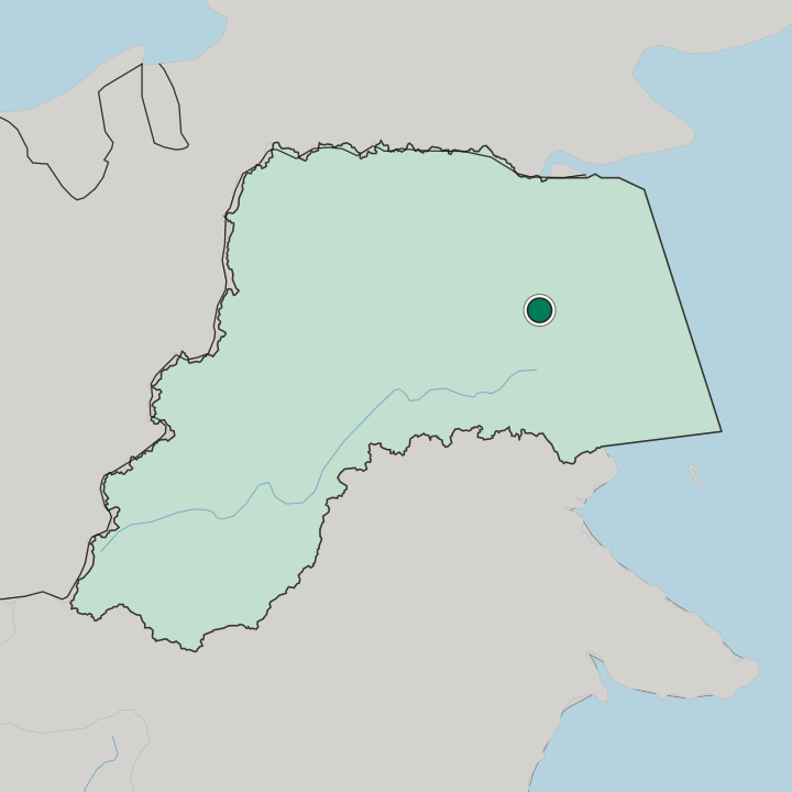 Map showing Tarakan — In North Kalimantan