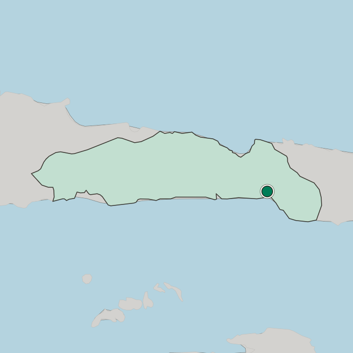 Map showing Gorontalo — In Provinsi Gorontalo