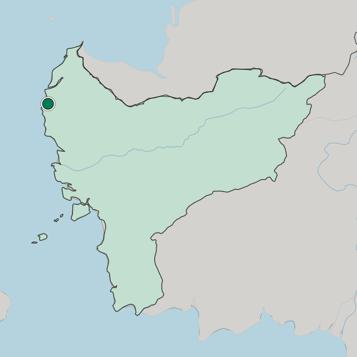 Map showing Singkawang — In Provinsi Kalimantan Barat
