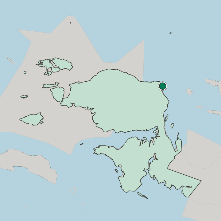 Map showing Manokwari — In Provinsi Papua Barat