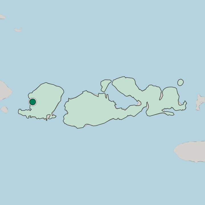 Map showing Mataram — In West Nusa Tenggara
