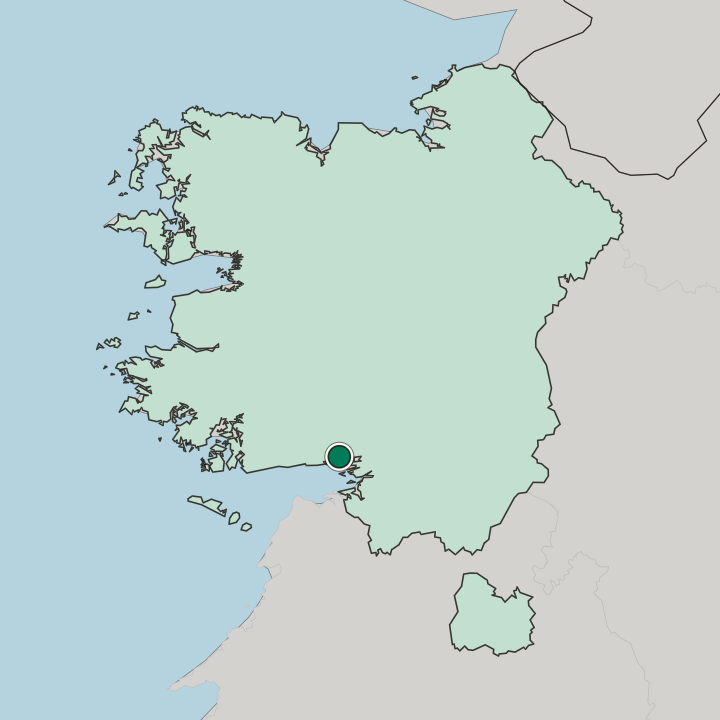 Map showing Galway — In Connacht