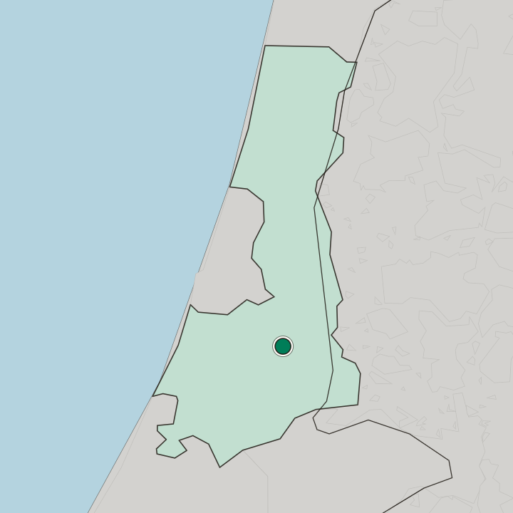 Map showing Lod — In Central District