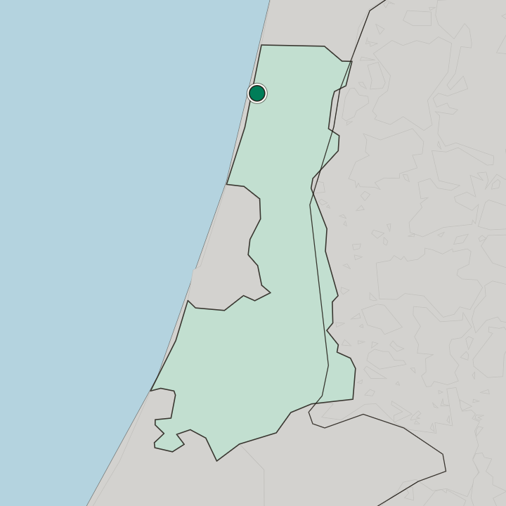 Map showing Netanya — In Central District