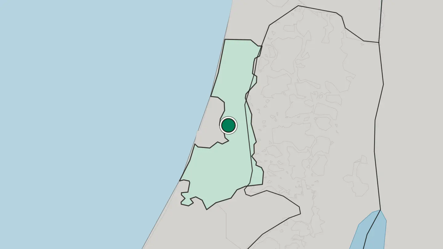 Map of Petaẖ Tiqva in Israel