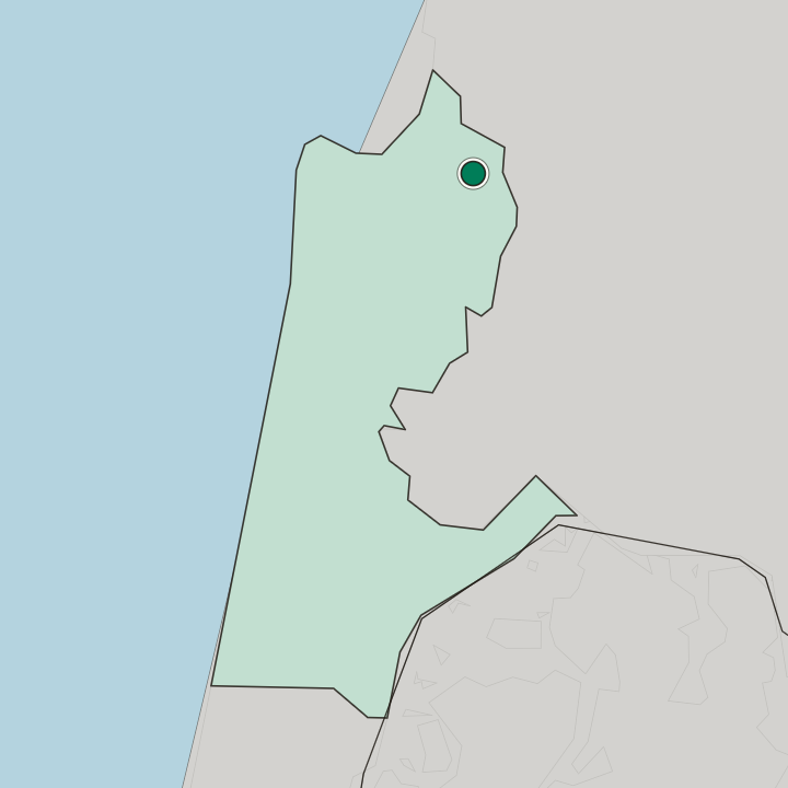 Map showing Qiryat Ata — In Haifa