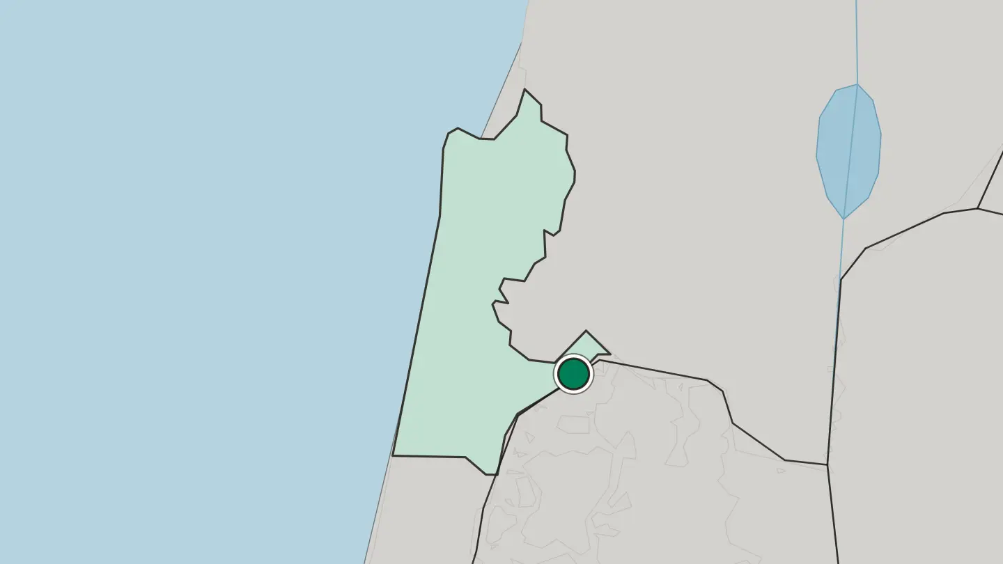 Map of Umm el Faḥm in Israel