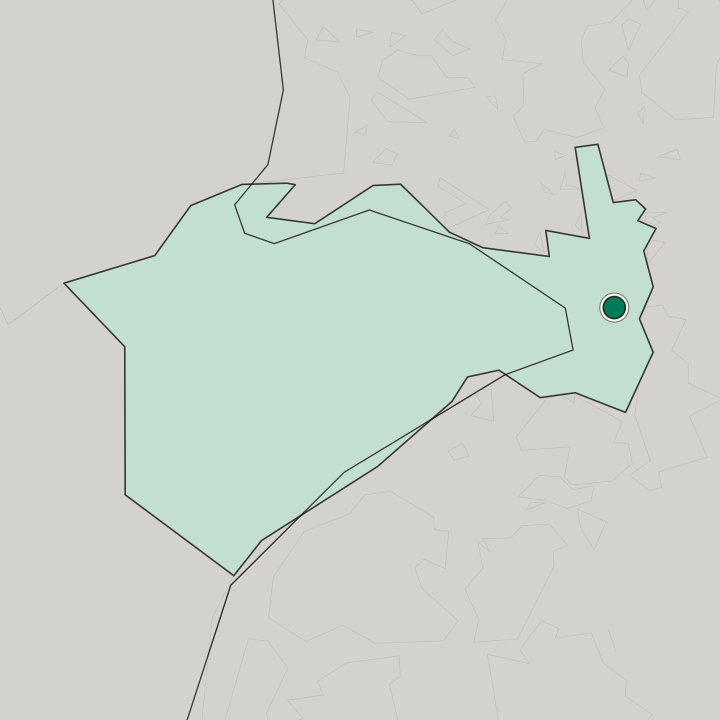 Map showing Kiryat HaMemshala — In Jerusalem