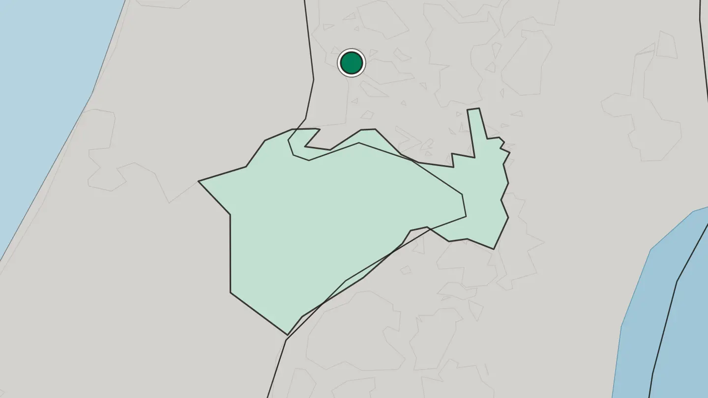 Map of Modiin Ilit in Israel