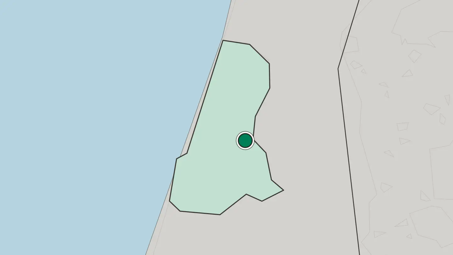 Map of Bnei Brak in Israel