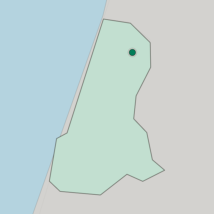 Map showing Herzliya — In Tel Aviv District