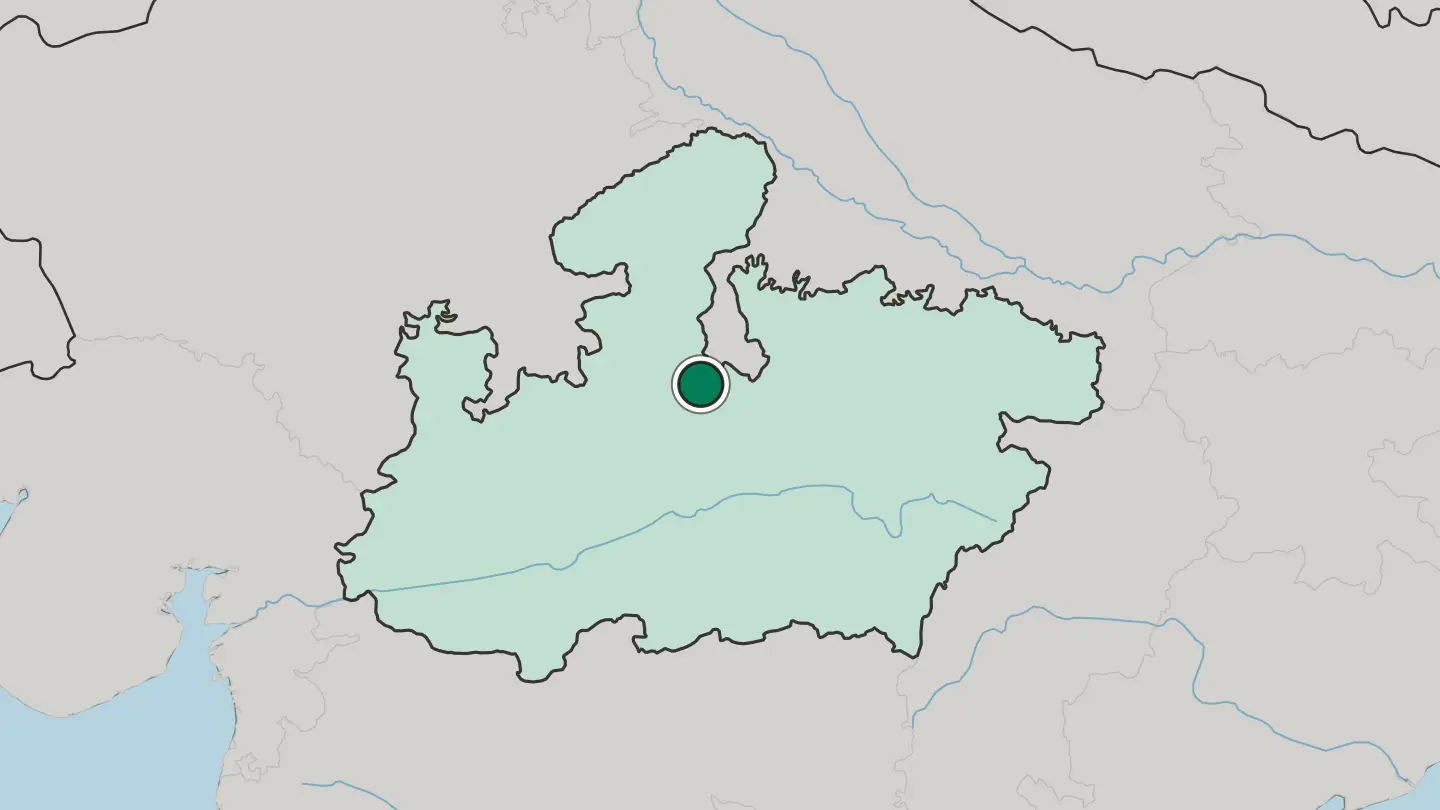 Map of Etāwa in India