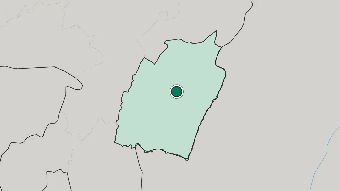 Map of Imphal in India