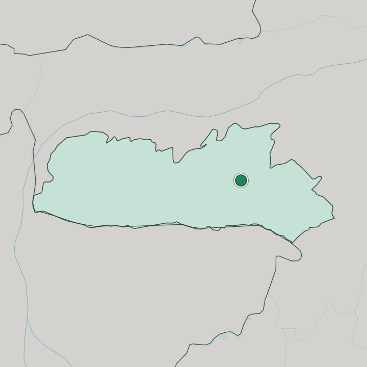 Map showing Shillong — In Meghālaya