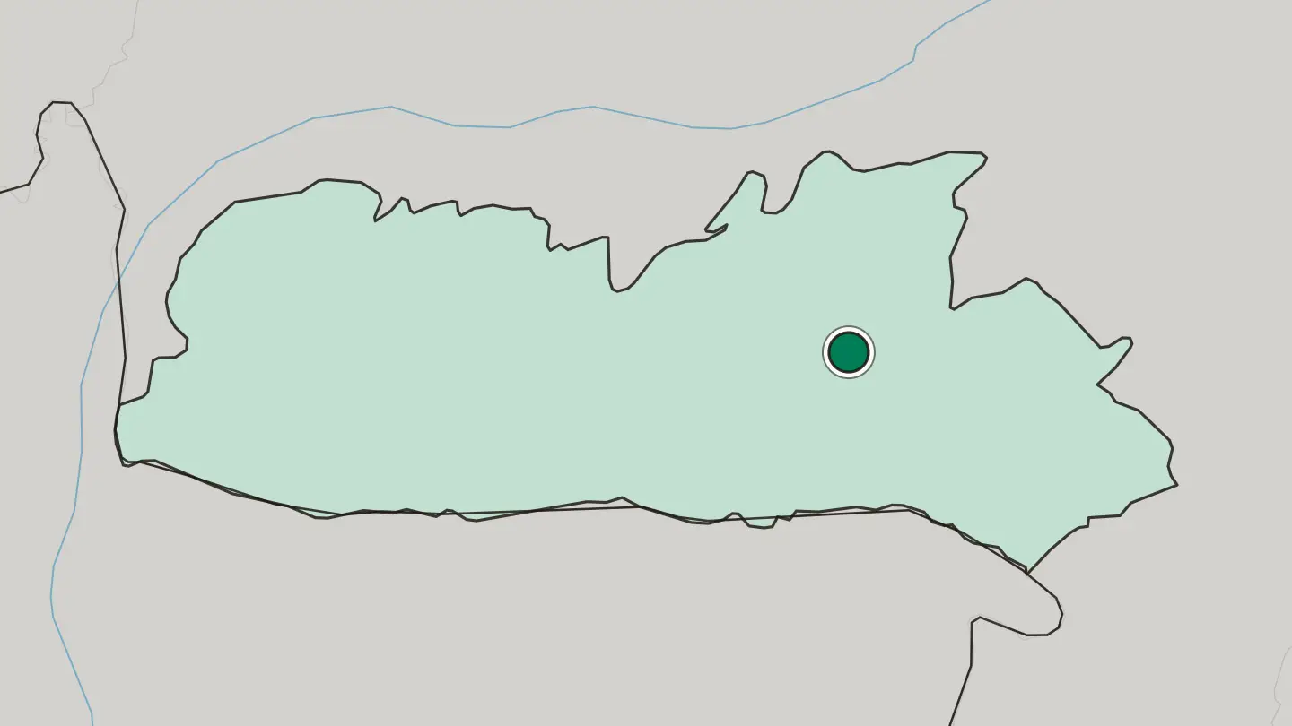 Map of Shillong in India