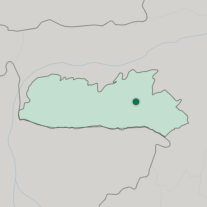 Map showing Shillong — In Meghālaya