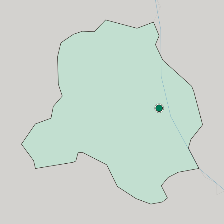 Map showing West Delhi district — In National Capital Territory of Delhi