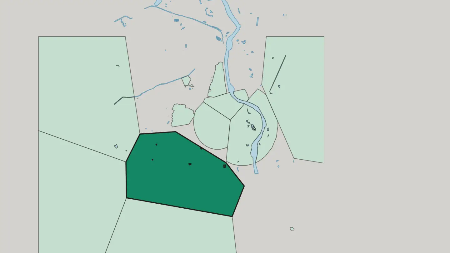 Map of New Delhi district in Delhi