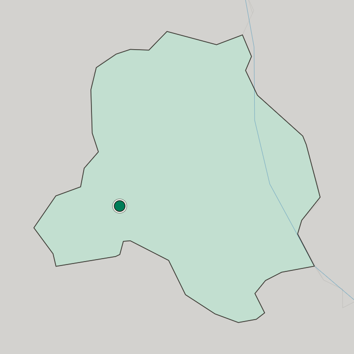 Map showing Najafgarh — In National Capital Territory of Delhi