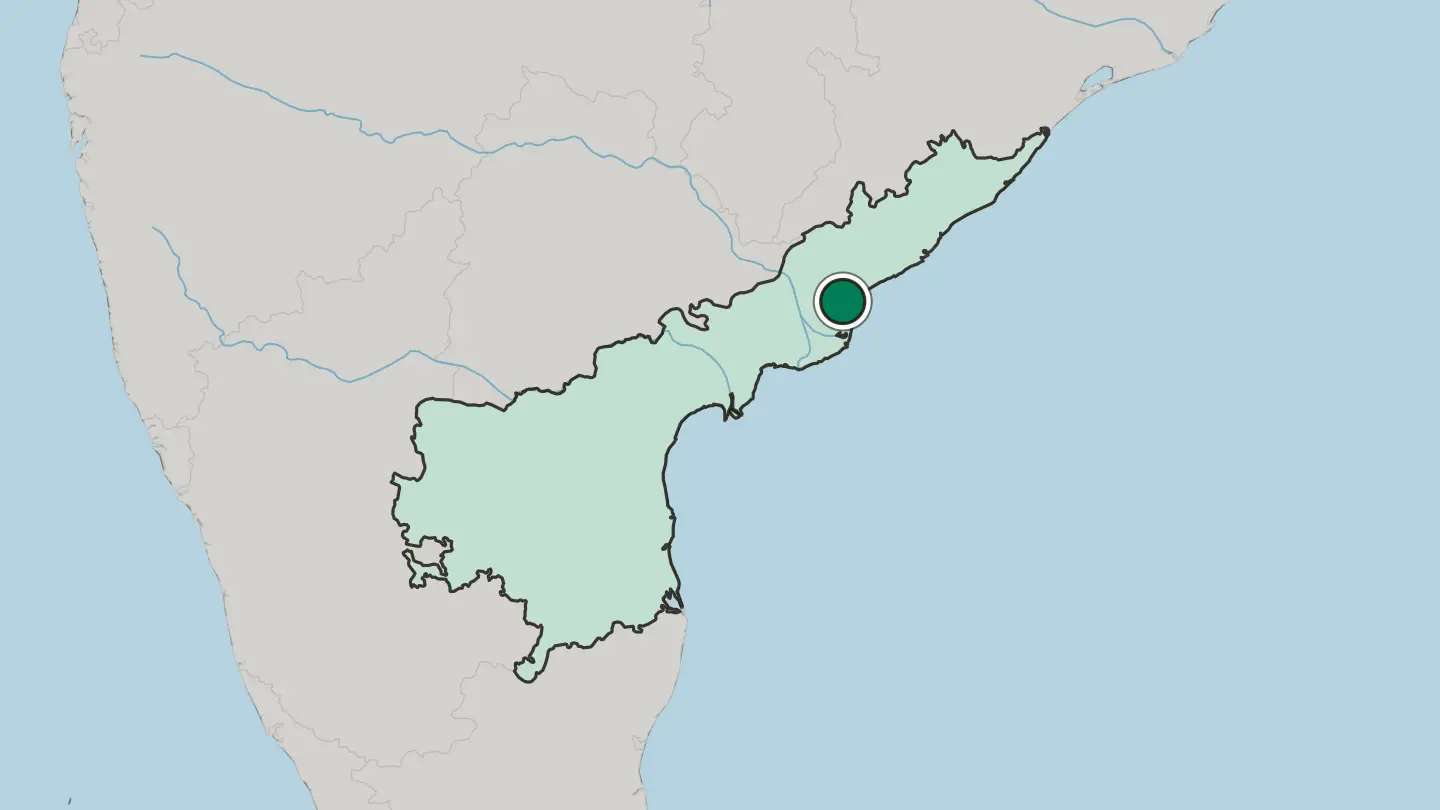 Map of Pithāpuram in India