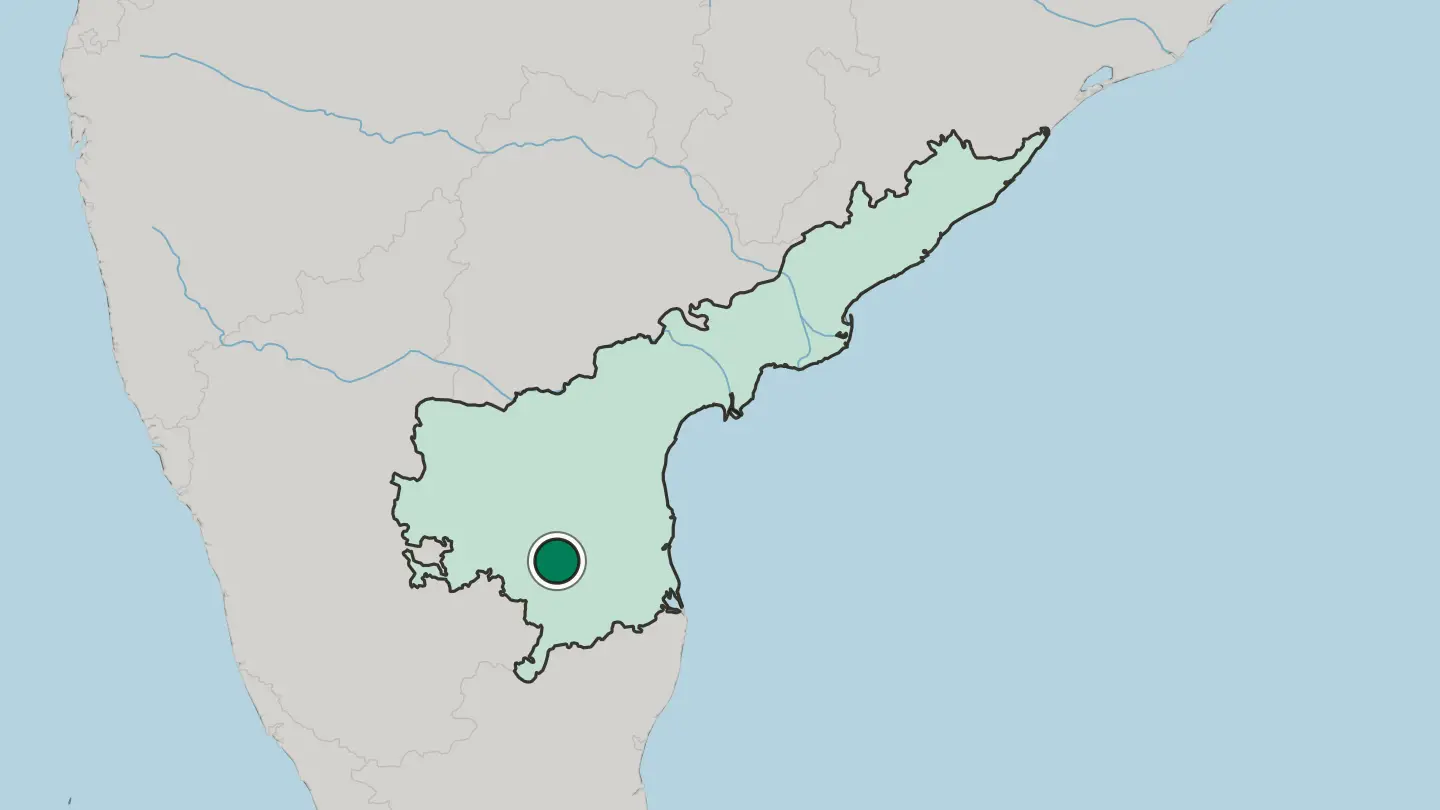 Map of Rayachoti in India