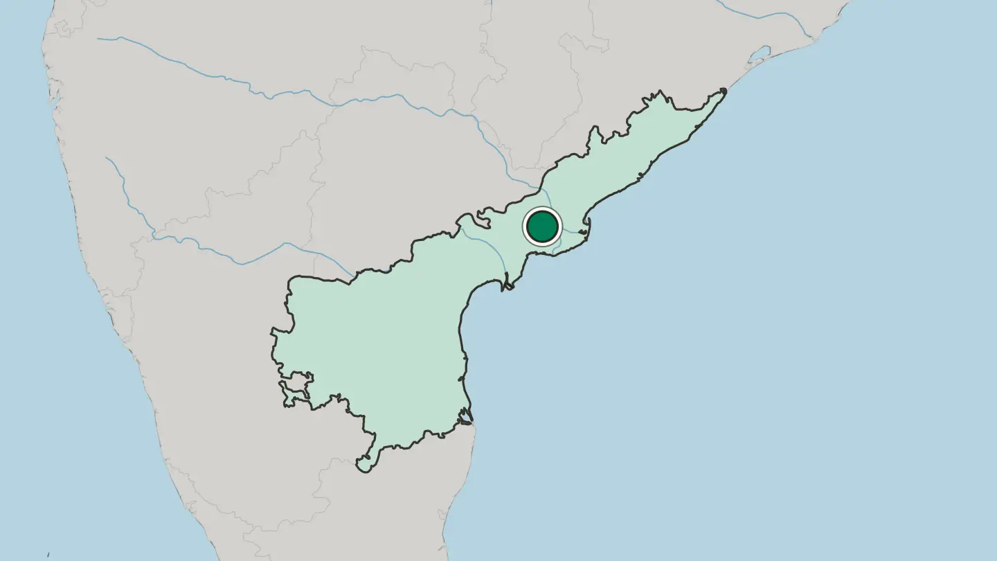 Map of Tadepalligudem in India